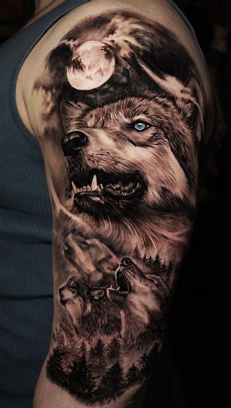 50 Of The Most Beautiful Wolf Tattoo Designs The I #beautiful #Designs ...