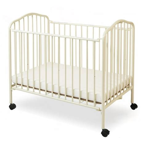 LA Baby Compact Metal Folding Crib - Walmart.com - Walmart.com