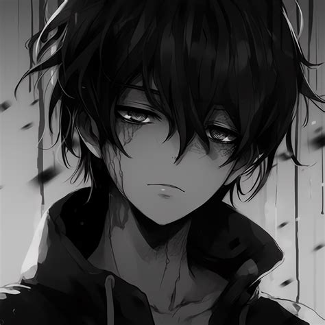 Lone anime boy in monochrome - Top Black And White PFP Anime (@pfp) | Hero