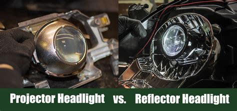 Projector Headlights vs. Reflector Headlights: What's The Difference ...