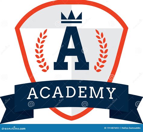 Academy Logo Element. Vector Illustration Decorative Design Stock ...