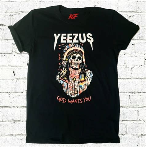 KANYE WEST Yeezy Yeezus Tour Merch Merchandise God Wants You | Etsy