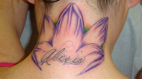 CR Tattoos Design: Neck Name Tattoos Designs Neck Pictures