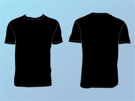 Basic T Shirt Template Vector Art & Graphics | freevector.com