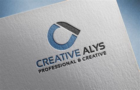 Paper Pressed Logo Mockup PSD