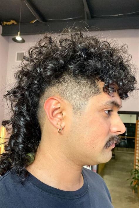 22 Trendy Curly Mullet Hairstyles For Men in 2024 | Lookosm