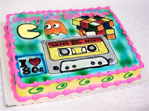 Photo of a 80s theme birthday cake - Patty's Cakes and Desserts