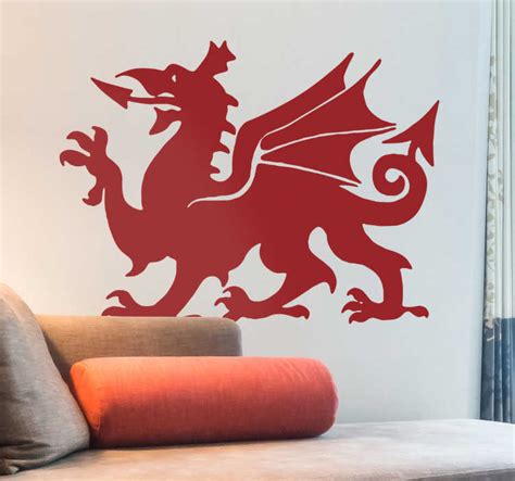 Welsh dragon wall decal - TenStickers