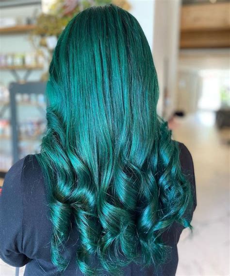 Dark Teal Hair | Teal hair, Dark teal hair, Permanent hair color