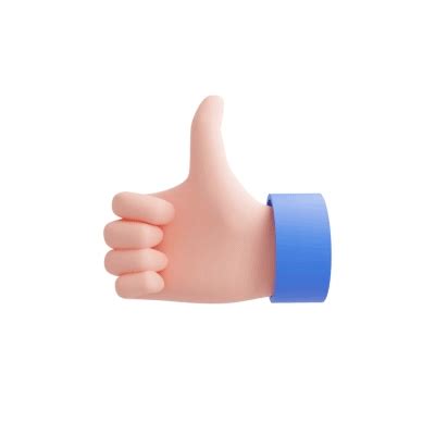 👍 Thumbs Up 3D - Royalty-Free GIF - Animated Sticker - Free PNG ...