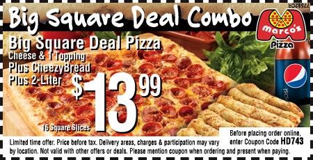 Marco's Pizza Coupons Marco's Italian Pizza Restaurant http://marcos ...