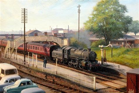 Railway & Landscape Paintings by Rob Rowland GRA Severn Bridge, River ...