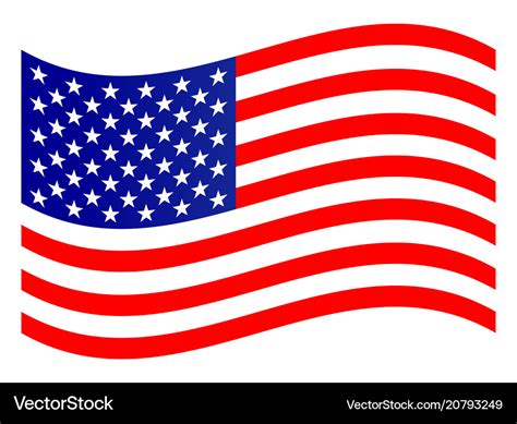 Usa flag Royalty Free Vector Image - VectorStock