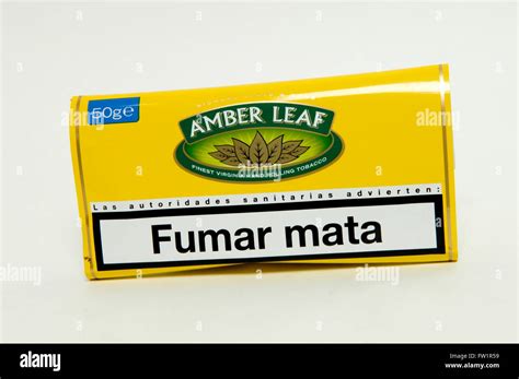 Amber Leaf Hand Rolling Tobacco Stock Photo - Alamy