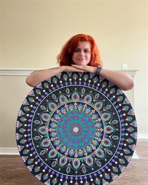 Mandala Dot Art Painting 32 Inch. - Etsy