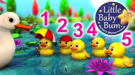 Five Little Ducks | Nursery Rhymes | from LittleBabyBum! | FunnyCat.TV