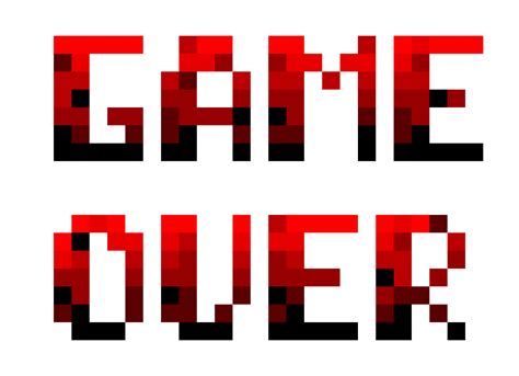 Game over | Pixel Art Maker