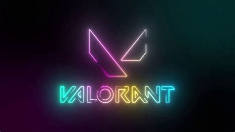 Valorant Logo Rainbow