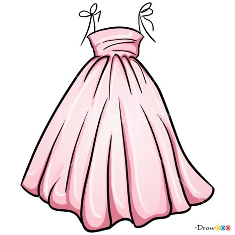 How to Draw Cute Dress, Dolls Dress Up