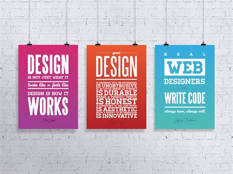 Design quote posters by Osvaldas Valutis on Dribbble