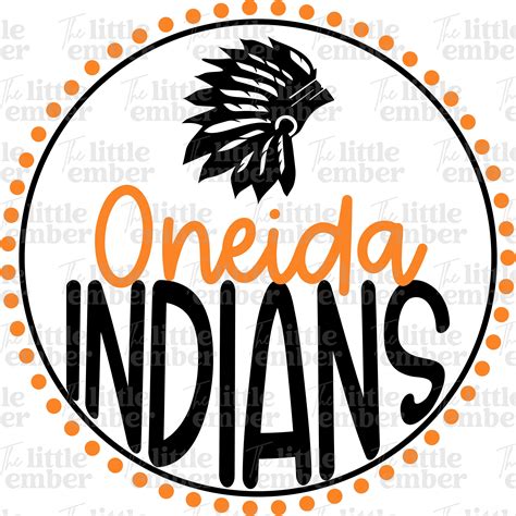 Oneida Indians Png, School Spirit Shirt Png, Oneida Sublimation - Etsy