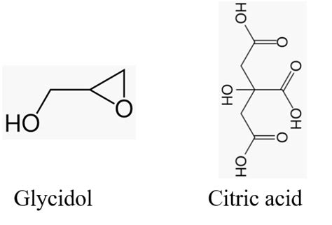 Does glycidol react with OH or carboxylic group in citric acid? which ...