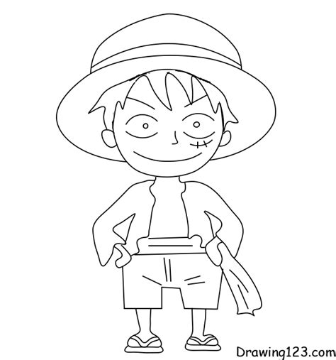 Top 99 hình ảnh chibi luffy drawing đẹp nhất - tải miễn phí