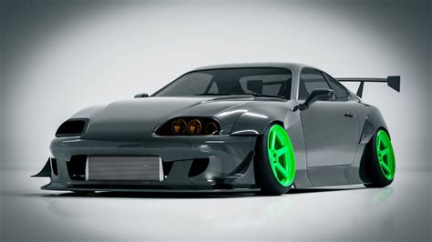 Toyota Supra MK4 Drift Tune - 3D Model by Naudaff3D