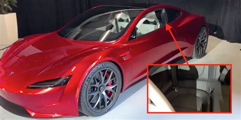 Tesla gives first look at new Roadster back seats and door system ...