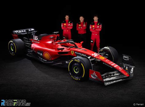 Charles Leclerc, Frederic Vasseur, Carlos Sainz Jnr, Ferrari SF-23 ...