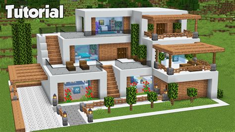 Minecraft: How to Build a Modern House Tutorial (Easy) #41 - Interior ...