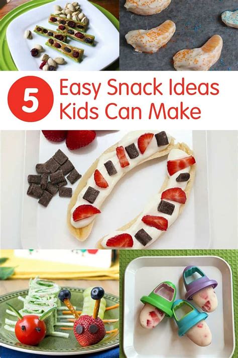 5 Easy Snack Recipes Kids Can Make | Healthy Family Project