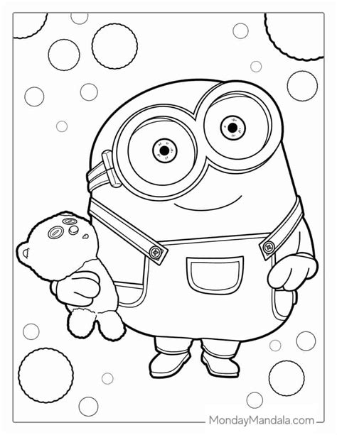 Coloring Pages Minions Bob