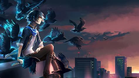 2560x1440 Night Lights Anime 1440P Resolution ,HD 4k Wallpapers,Images ...