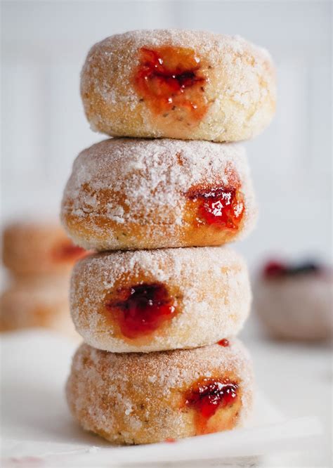 Vegan Baked Jam Doughnuts - So Vegan