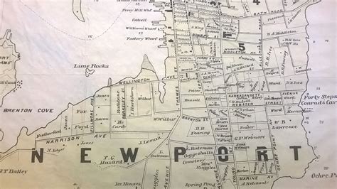 Newport Map 1860