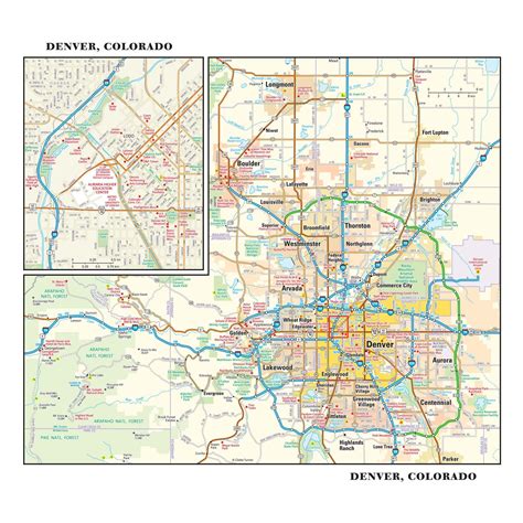 Map Of Denver Colorado Area – Get Map Update