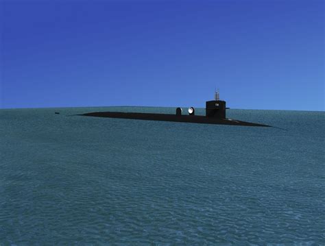 Ohio Class USS Ohio SSGN-726 3D Model rigged .max .obj .3ds .lwo .lw ...