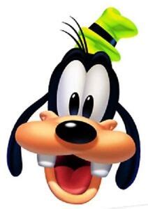 Goofy Disney Single 2D Card Fun Face Mask. Great for Children's Parties ...