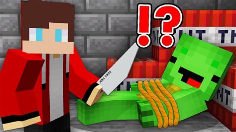 JJ Pranked Mikey in Minecraft Challenge Funny Pranks (Maizen Mazien ...