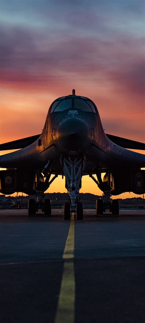 Military Rockwell B-1 Lancer, Warplane, Bomber, Aircraft, 1440x3200 ...