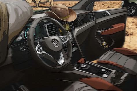 2023 Volkswagen Amarok interior teased | CarExpert