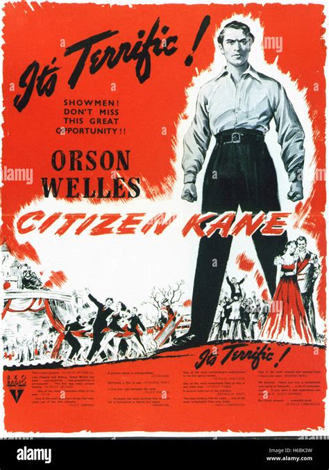 Citizen Kane - Movie Poster Stock Photo - Alamy