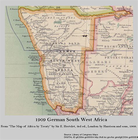 South West Africa Map - Windy Kakalina