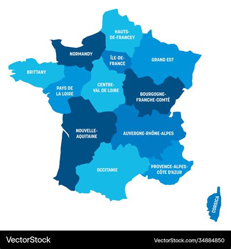 France Map And Regions - Dorree Kassandra