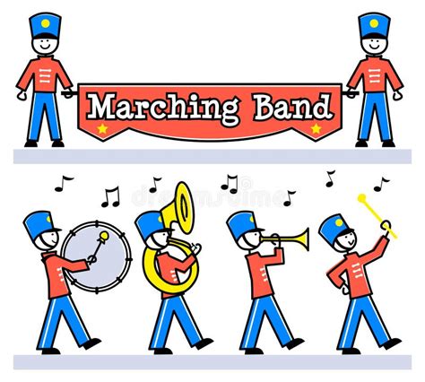 Cartoon Marching Band : Marching Band Clipart | Bocorawasuit