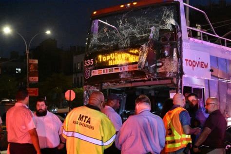 New York: 18 people taken to hospital after bus crash | US News | Metro ...