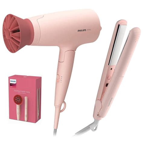 Philips 3000 Series Hair Styling Set BHP398/00 Keratin Infused Plates ...