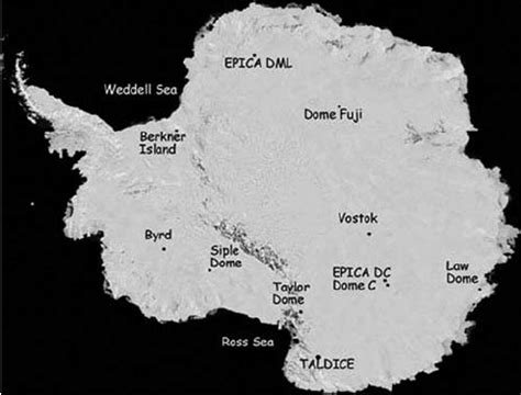 Map of Antarctica showing the location of Vostok station. | Download ...