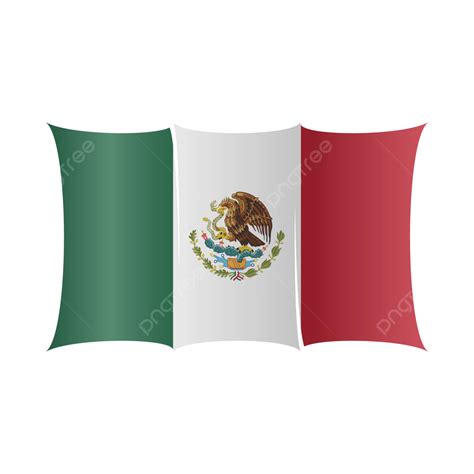 Mexico Flag Vector, Mexico, Flag, Mexican Flag PNG and Vector with ...